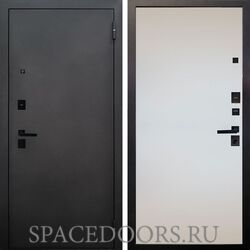 Входная металлическая дверь Аргус Black Черный муар Под покраску