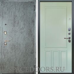 Входная металлическая дверь Аргус Люкс 3К Агат темный бетон Сервантос RAL 6019