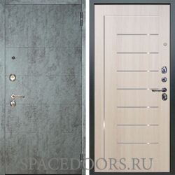 Входная металлическая дверь Аргус Люкс 3К Агат темный бетон Фриза ларче светлый