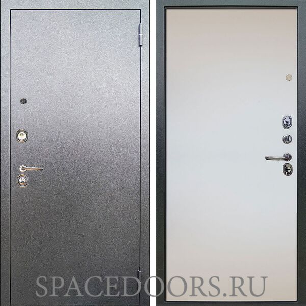 Входная металлическая дверь Аргус Люкс 3К Антик серебро Под покраску