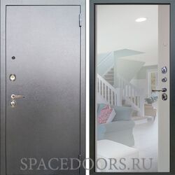 Входная металлическая дверь Аргус Люкс 3К Антик серебро Магнум софт милк