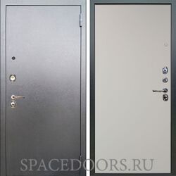Входная металлическая дверь Аргус Люкс 3К Антик серебро Элегант софт милк