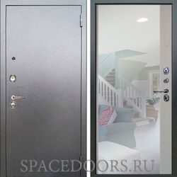Входная металлическая дверь Аргус Люкс 3к Антик серебро Магнум софт милк