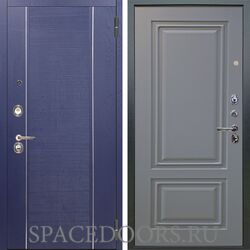 Входная металлическая дверь Аргус Люкс 3К Дижон роял вуд синий элион силк маус