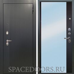 Входная металлическая дверь Аргус Люкс 3к Фрейда Черный кварц Магнум венге горизонт
