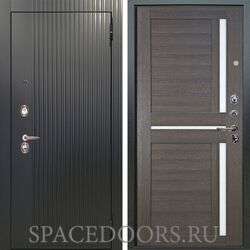 Входная металлическая дверь Аргус Люкс 3к Фрейда Черный кварц Мирра лунная ночь