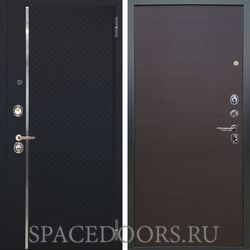 Входная металлическая дверь Аргус Люкс 3К Лия черный софт Элегант венге горизонт