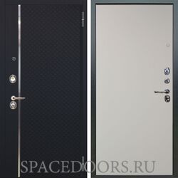 Входная металлическая дверь Аргус Люкс 3К Лия черный софт Элегант софт милк