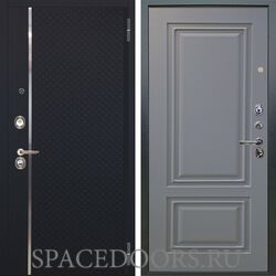 Входная металлическая дверь Аргус Люкс 3К Лия черный софт элион силк маус
