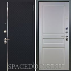 Входная металлическая дверь Аргус Люкс 3К Лия черный софт Каролина