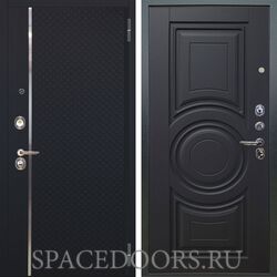 Входная металлическая дверь Аргус Люкс 3К Лия черный софт Могадишь черный софт
