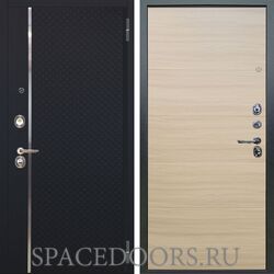 Входная металлическая дверь Аргус Люкс 3К Лия черный софт Агат Вельвет бел. гор.