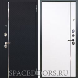 Входная металлическая дверь Аргус Люкс 3К Лия черный софт Гауда роял вуд белый
