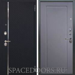 Входная металлическая дверь Аргус Люкс 3К Лия черный софт Тревор силк маус