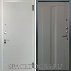 Входная металлическая дверь Аргус Люкс 3к Про Ага Вельвет белый горизонт Вертикаль роял вуд серый