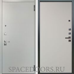 Входная металлическая дверь Аргус Люкс 3к Про Агат Вельвет белый горизонт Элегант софт милк