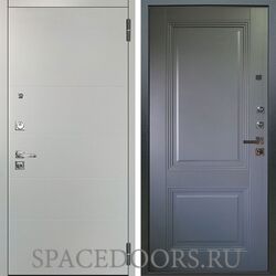 Входная металлическая дверь Аргус Люкс 3к Про Агат Вельвет белый горизонт Соло антрацит