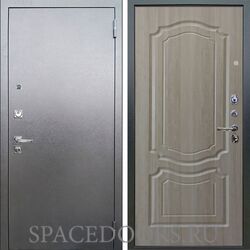 Входная металлическая дверь Аргус Люкс 3к Про Антик серебро Мишель ларче светлый