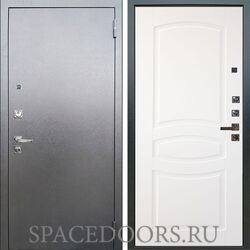 Входная металлическая дверь Аргус Люкс 3к Про Антик серебро Монако софт милк