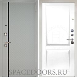 Входная металлическая дверь Аргус Люкс 3к Рина Софт милк Пифагор белый бархат