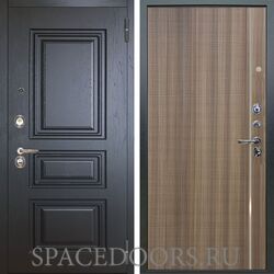 Входная металлическая дверь Аргус Люкс 3К Скиф горький шоколад Гауда керамика