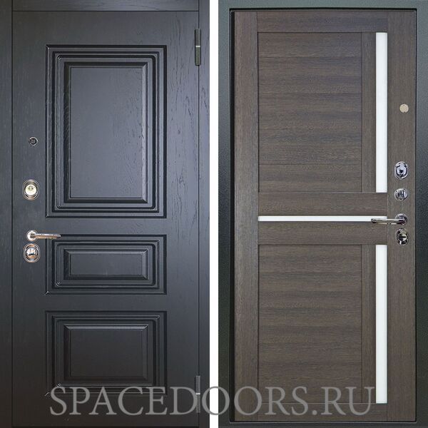 Входная металлическая дверь Аргус Люкс 3К Скиф горький шоколад Мирра лунная ночь