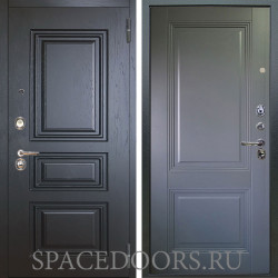 Входная металлическая дверь Аргус Люкс 3к Скиф Горький шоколад Соло антрацит