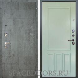 Входная металлическая дверь Аргус Люкс 3К Техно темный бетон Сервантос RAL 6019