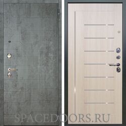 Входная металлическая дверь Аргус Люкс 3К Техно темный бетон Фриза ларче светлый