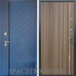 Входная металлическая дверь Аргус Люкс 3К Тори синий софт Гауда керамика