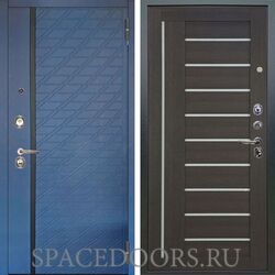 Входная металлическая дверь Аргус Люкс 3К Тори синий софт Диана лунная ночь