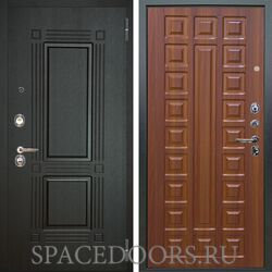 Входная металлическая дверь Аргус Люкс 3К Триумф венге Сенатор дуб рустикальный
