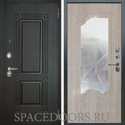 Входная металлическая дверь Аргус Люкс 3К Триумф венге Ольга ларче светлый