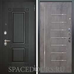 Входная металлическая дверь Аргус Люкс 3К Триумф венге Фриза темный бетон