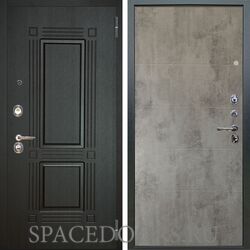 Входная металлическая дверь Аргус Люкс 3К Триумф венге Агат Светлый бетон