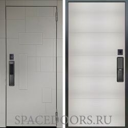 Входная металлическая дверь Аргус Smart Корсо Силк флай Агат Вельвет белый горизонт