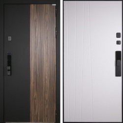 Входная дверь АСД Инь-Янь биометрический замок Smart lock Y23 белый матовый