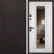 Входная дверь АСД Комфорт с зеркалом биометрическая дверная ручка Smart lock T888 ясень белый снег