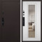 Входная дверь АСД Комфорт с зеркалом биометрический замок Smart lock Y12 ясень белый снег