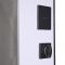 Входная дверь АСД Конструктор с зеркалом биометрический замок Smart lock K06 белый матовый