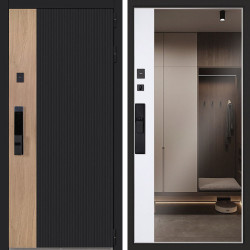 Входная дверь АСД Конструктор с зеркалом биометрический замок Smart lock Y23