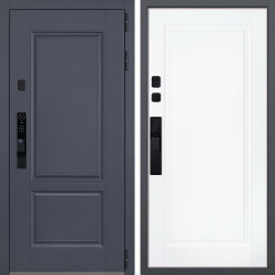 Входная дверь АСД Ledo биометрический замок Smart lock Y12 белый матовый