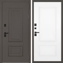 Входная дверь АСД Норильск белый матовый с терморазрывом