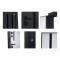 Входная дверь АСД Solana адаптивная замковая часть белый матовый