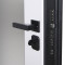 Входная дверь АСД Solana с зеркалом биометрическая дверная ручка Smart lock T888 белый матовый