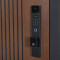 Входная дверь АСД Velvet биометрический замок Smart lock К06 капучино zb