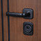 Входная дверь АСД Velvet с зеркалом адаптивная замковая часть капучино zb
