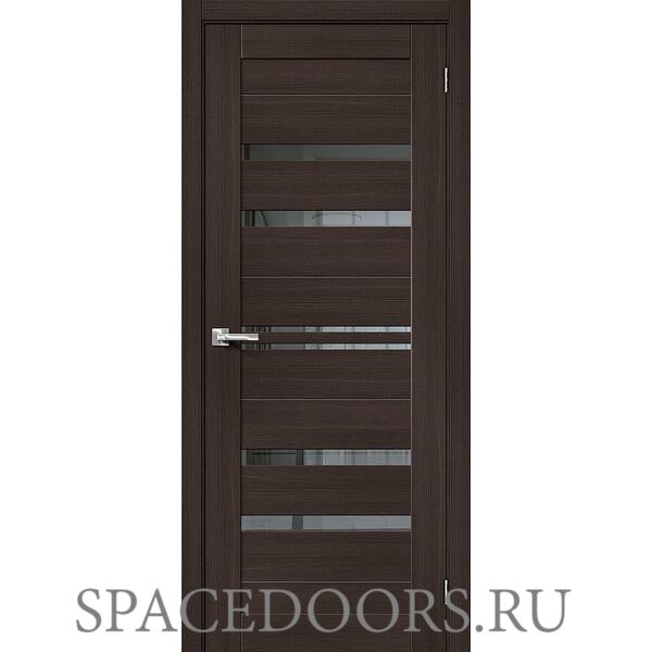 Межкомнатная дверь Браво-30 Wenge Melinga / Mirox Grey