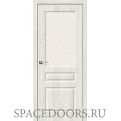 Межкомнатная дверь Скинни-15 Casablanca / White Сrystal