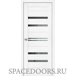 Межкомнатная дверь Браво-30 Snow Melinga / Mirox Grey